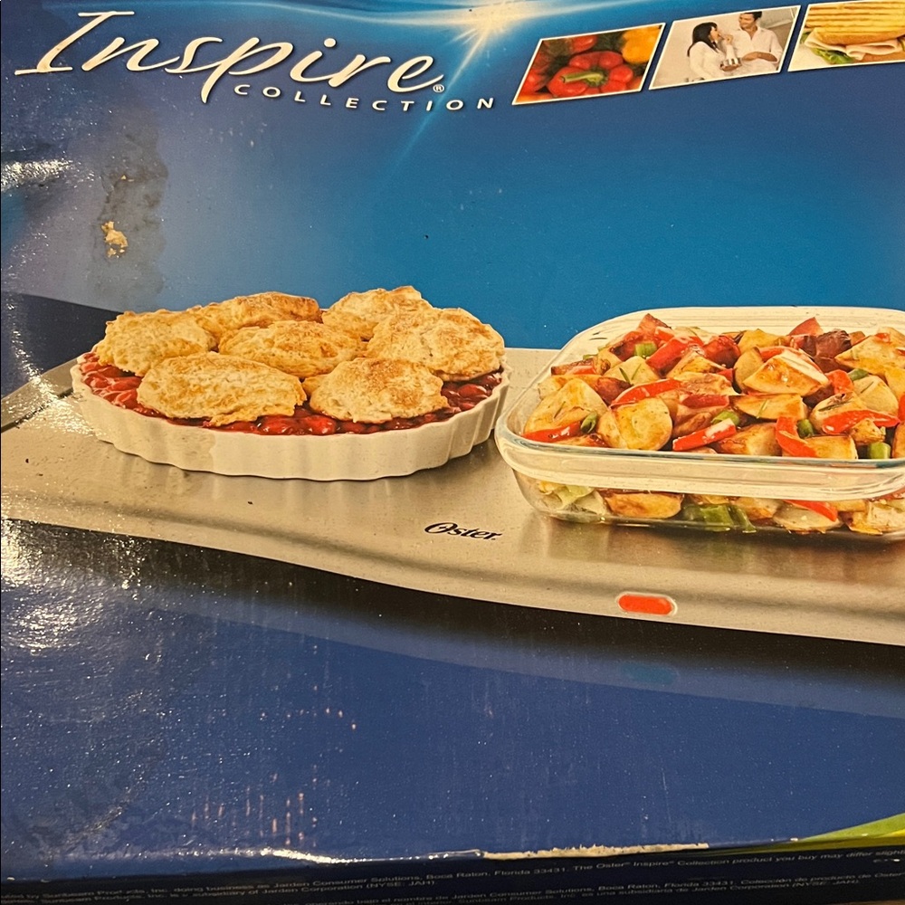 Oster Inspire Collection Bakeware Set - Silver and White